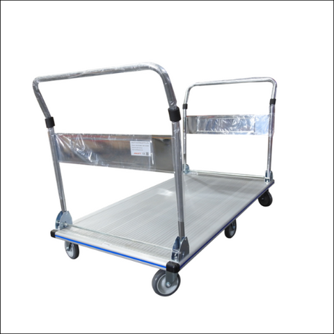 Double Handle Foldable Platform Trolley Capacity 350kg Aluminum