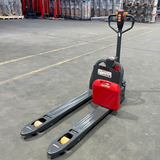 2T Full Electric Pallet Jack Truck with Lithium Battery 550mm Wide