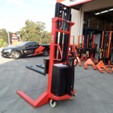 1.5Ton Semi-Electric Straddle Stacker Lifter 1.6M Lift