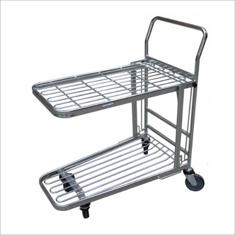 175kg Rated 2 Tier Nesting Platform Trolley