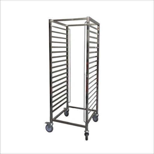18 Trays Gastronorm Racking Trolley Stainless Steel