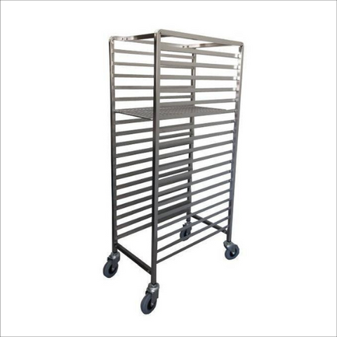 18 Trays Pastry Trolley Racking Mild Steel