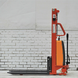 Semi Electric Walkie Stacker Lifter 2.5M Capacity 1T