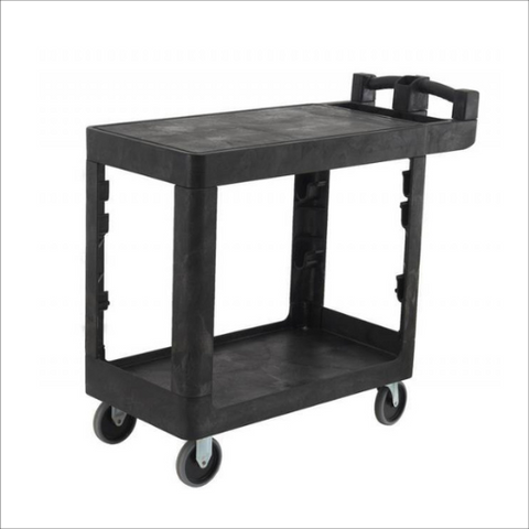 230kg Rated Bitbar 2 Flat Shelf Utility Cart