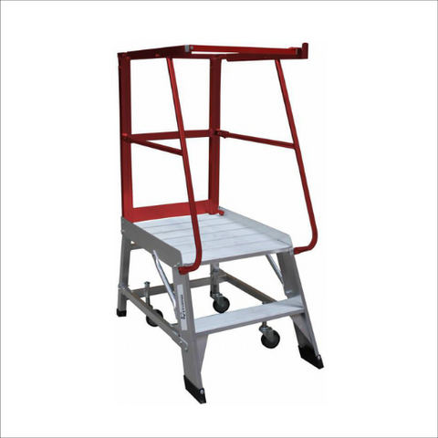 2 Step Lightweight Order Picker Ladder 150kg Capacity