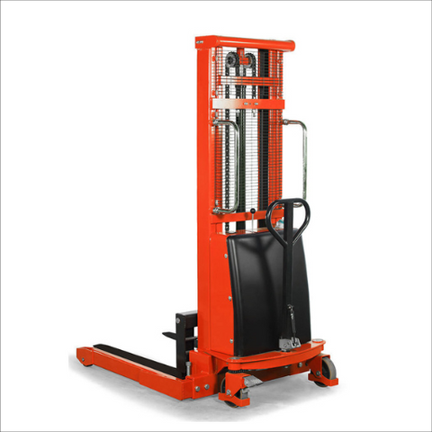 3.5m Lift Semi Electric Straddle Stacker Lifter 1000KG