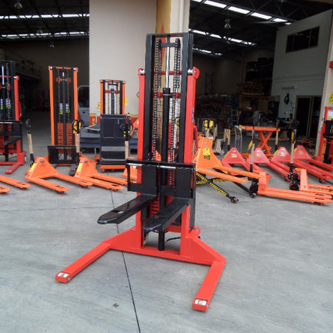 Semi Pallet Stacker Electric Straddle 1.5Ton 3.5m lift