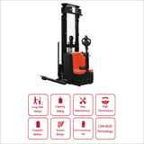 4.6m Lift Height Electric Stacker Lithium Power Heavy Duty 1600KG