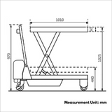 500kg Electric Scissor Lift Table