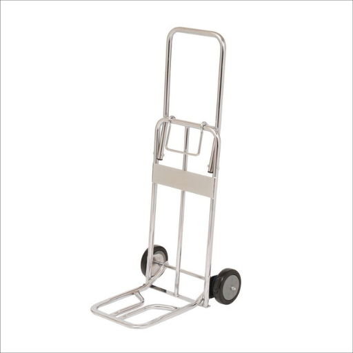 80kg Foldable Chrome Plated Hand Truck Trolley