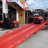 Movable Yard Dock Ramp 8Ton Solid Tyres