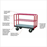 900kg OEASY Sheet & Panel Cart with 200mm PP Castors