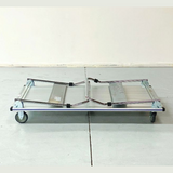 Double Handle Foldable Platform Trolley Capacity 350kg Aluminum