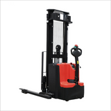 4.6m Lift Height Electric Stacker Lithium Power Heavy Duty 1600KG