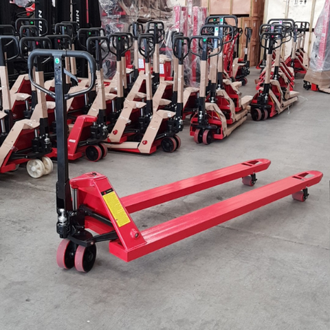 2.5T Extra Long Pallet Jack 2M Forks