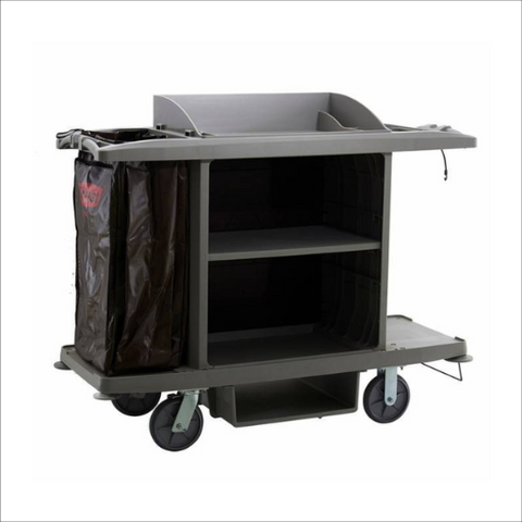 GRANDMAID Black Housekeeping Cart