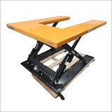 Low Profile U Shape Electric Scissor Table Lifter