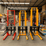 Manual Hand Stacker Lifter Lifting 1600mm Capacity 1T