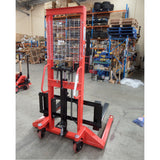 1.6M Manual Straddle Pallet Stacker 1Ton