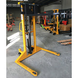 Manual Stacker Lifter Straddle Leg 1T Lift Height 1600mm