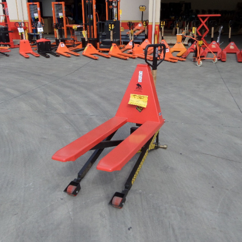 Narrow 1T Scissor High Lift Pallet Jack 540mm Wide