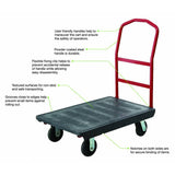 540kg Rated OEASY Platform trolley with 200mm Pneumatic Castors