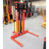 Semi Electric Walkie Stacker Lifter Lifting 3000mm 1T Straddle Leg