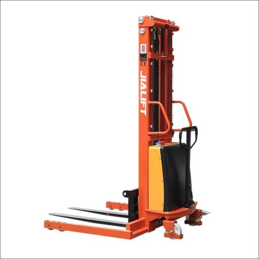 Semi Electric Walkie Stacker Lifter Lifting 3000mm 1T Straddle Leg