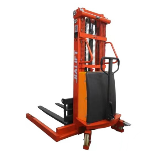 Semi Electric Walkie Stacker Lifter Lifting 2500mm 1T Straddle Leg