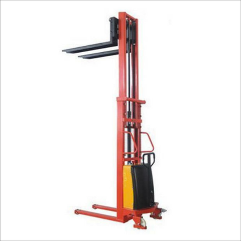 Semi Electric Walkie Stacker Lifter Lifting 3M Capacity 1T