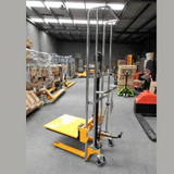 Platform Stacker Manual Lifting 1500mm Capacity 400kg