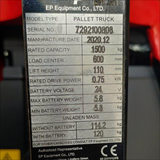 3/4 Electric 1.5 Ton Standard Pallet Jack