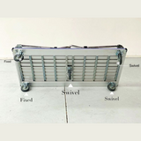 Double Handle Foldable Platform Trolley Capacity 350kg Aluminum