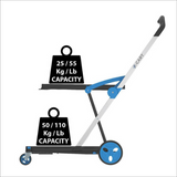 V Cart Folding Trolley With Collapsible Basket